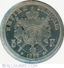 5 Francs 1869 BB