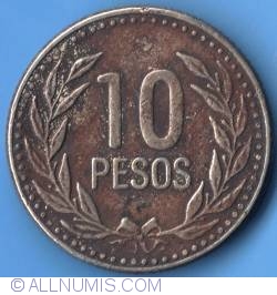 Image #2 of 10 Pesos 1989