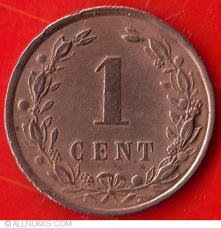 Netherlands 1 Cent 1880 Good Very Fine nswleipzig