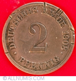 Image #2 of 2 Pfennig 1908 J
