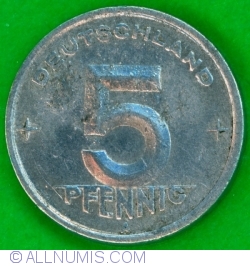 Image #2 of 5 Pfennig 1949 A