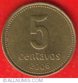 Image #2 of 5 Centavos 2006