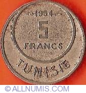 5 Francs 1954