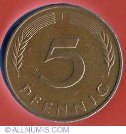 Image #1 of 5 Pfennig 1982 J