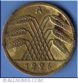 Image #2 of 5 Reichspfennig 1926 A