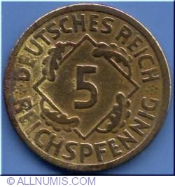 Image #1 of 5 Reichspfennig 1926 A