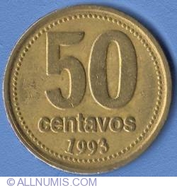 Image #2 of 50 Centavos 1993
