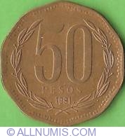 Image #2 of 50 Pesos 1991