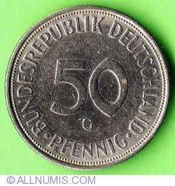 Image #1 of 50 Pfennig 1971 G