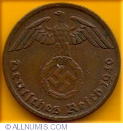Image #2 of 1 Reichspfennig 1940 A