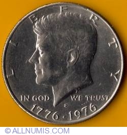 Image #1 of Bicentennial - Half Dollar 1976 D