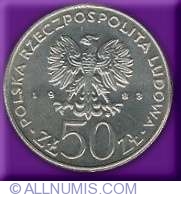 Image #1 of 50 Zlotych 1983 - Jan III Sobieski