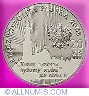 20 Zlotych 2005 - 350 years since the siege of Jasna Gora