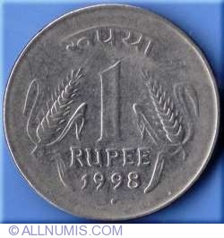 Image #2 of 1 Rupee 1998 (N)