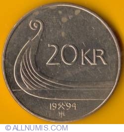 Image #2 of 20 Kroner 1994