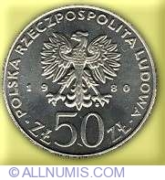 50 Zlotych 1980 - Boleslaw I Chrobry