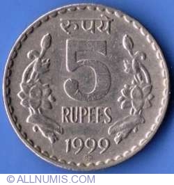 Image #2 of 5 Rupees 1999 (R)