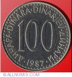 100 Dinara 1987