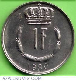 Image #1 of 1 Franc 1980