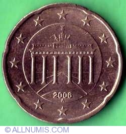 Image #2 of 20 Euro Cenţi 2006 A