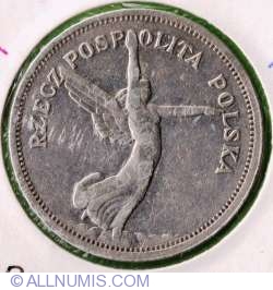 Image #2 of 5 Zlotych 1928 (no mint mark)