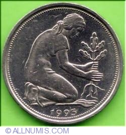 Image #2 of 50 Pfennig 1993 J