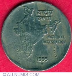 Image #2 of 2 Rupees 1995 H - Integrare Nationala