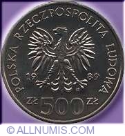 Image #1 of 500 Zlotych 1989 -50th Anniversary - Beginning of WW II