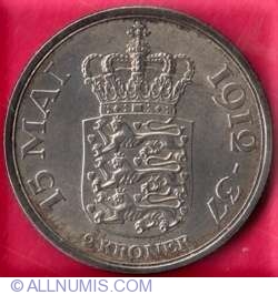 Image #2 of 2 Kroner 1937 - 25th Anniversary of reign