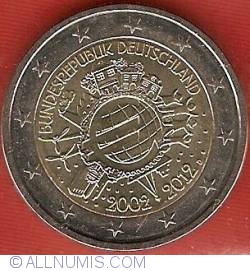 Image #2 of 2 Euro 2012 D - 10 ani de existenţă a bancnotelor şi monedelor euro