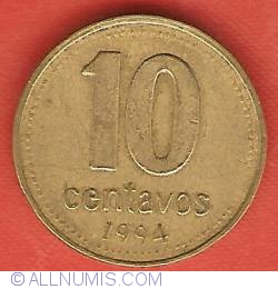 Image #2 of 10 Centavos 1994