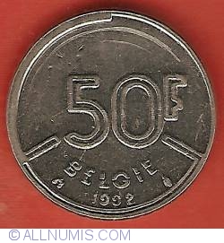 50 Francs 1992 (Belgie)