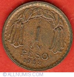 Image #2 of 1 Peso 1953