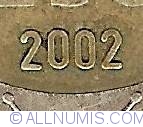 500 Pesos 2002 - 4.1 mm date