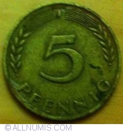 5 Pfennig 1968 J