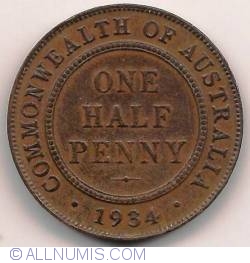 Image #1 of 1/2 Penny 1934