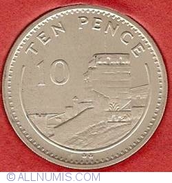 Image #2 of 10 Pence 1988 AA