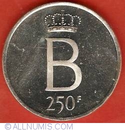 Image #2 of 250 Francs 1976 (Dutch) - Silver Jubilee