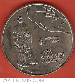 Image #2 of 200 Escudos 1992 - Joao Rodrigues Cabrilho - California
