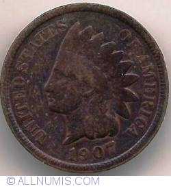 Image #1 of Indian Head Cent 1907