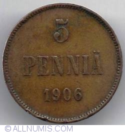 5 Pennia 1906