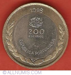 200 Escudos 1998 - International Year Of The Oceans - Expo