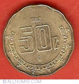 50 Centavos 1992, United Mexican States (1991-2000) - Mexico - Coin - 20594