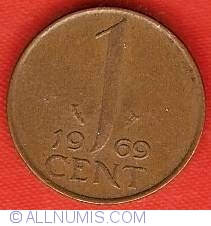 Image #2 of 1 Cent 1969 (fish)
