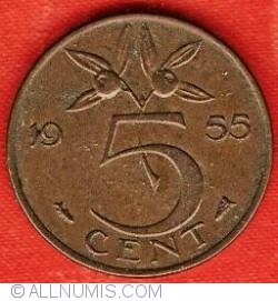 Image #2 of 5 Cents 1955