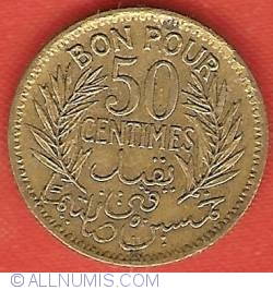 Image #2 of 50 Centimes 1941 (AH1360)