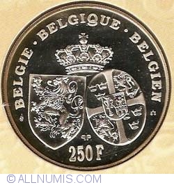 Image #1 of 250 Francs 1995 - Queen Astrid