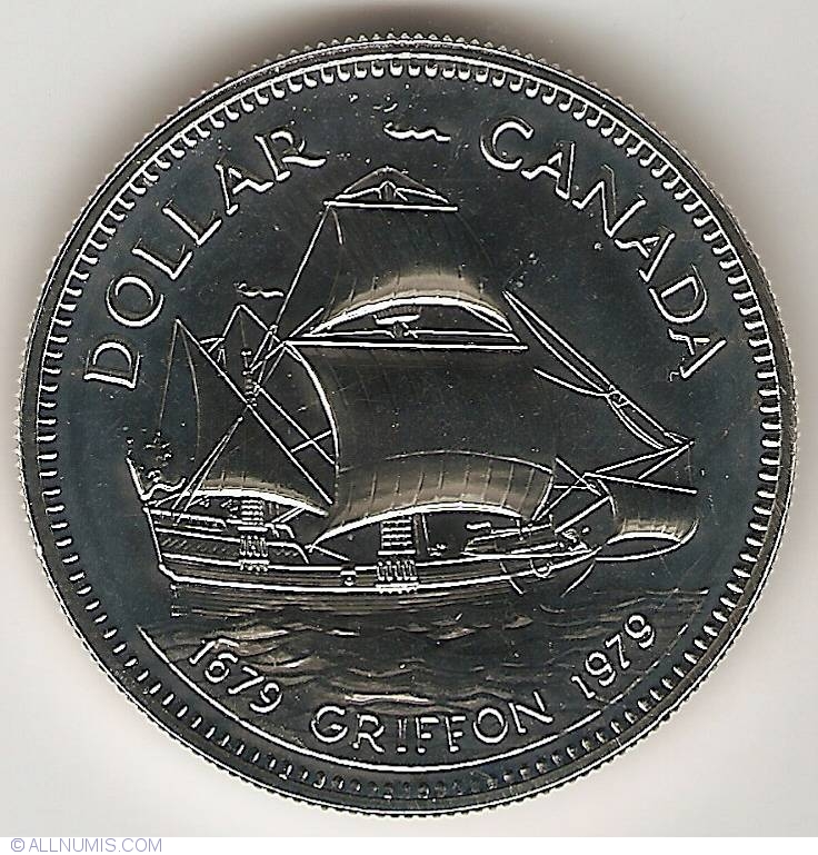 1979 Canada Silver Specimen Dollar-Griffon Tricentennial 1679 