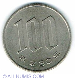 100 Yen 2018 (Year 30)