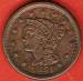 1 : Braided Hair Cent 1851